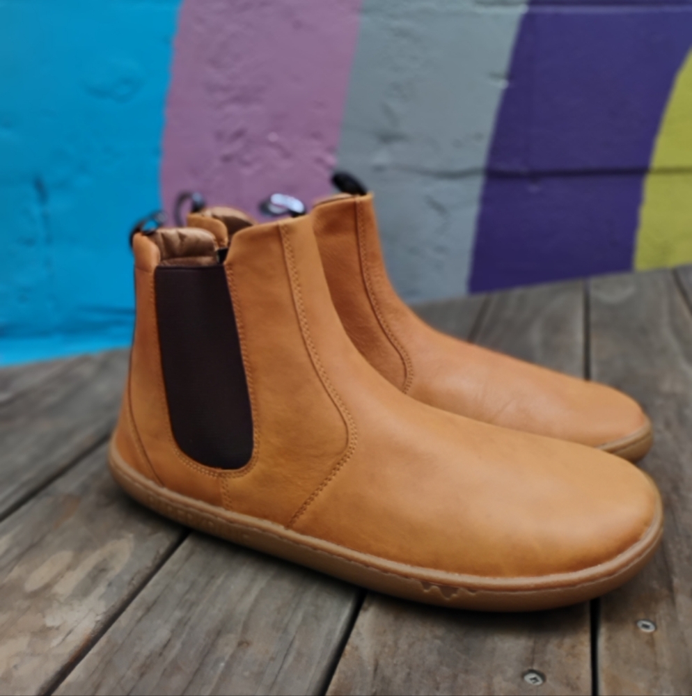 Tan Leather Chelsea Boots